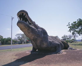 Crocodile Statue - Accommodation VIC 0