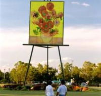 Van Gogh Sunflower Painting - Accommodation VIC
