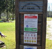 Dog on the Tucker Box Recreational Trail - Accommodation VIC