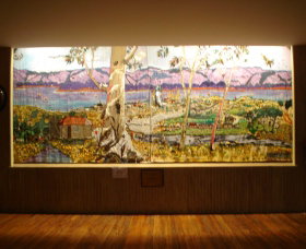 Adaminaby Memorial Hall Stage Curtain - Accommodation VIC 0