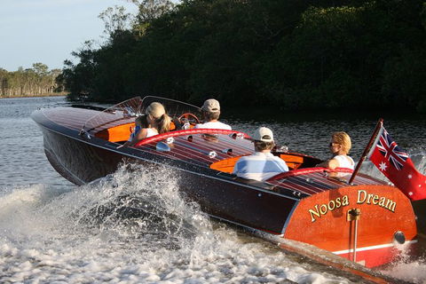 Noosa River Cruise For 3 To 4 People On A Classic Mahogany Speed Boat - 90 Min. - Accommodation VIC 0