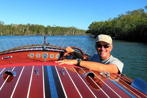 Noosa River Cruise For 3 To 4 People On A Classic Mahogany Speed Boat - 90 Min. - Accommodation VIC 10