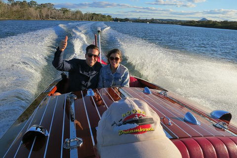 Noosa River Cruise For 2 People On A Classic Mahogany Speed Boat - 90 Min. - Accommodation VIC 11