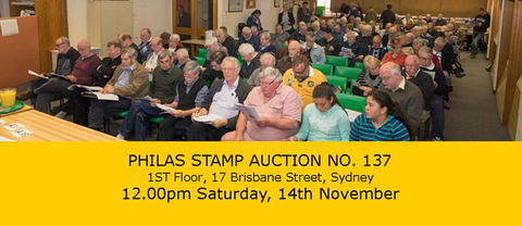 PHILAS Stamp Auction No. 137 - Accommodation VIC 1