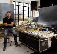Peter Watts A moment in time  in paint - Accommodation VIC
