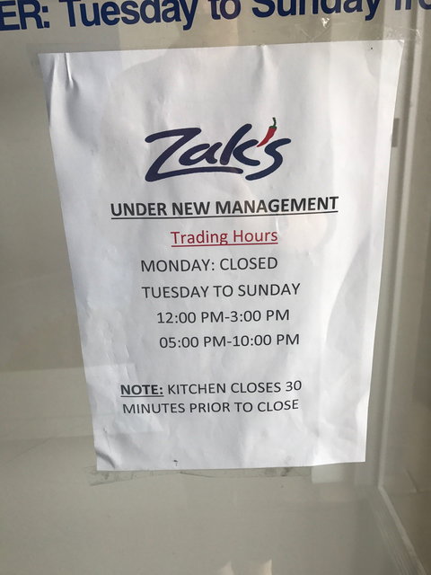 Zak's Restaurant - Accommodation VIC 6