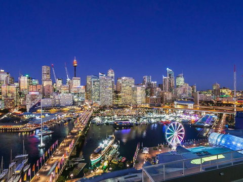 Darling Harbour ICC 3BR+PARKING+VIEWS è¾¾ä»¤æ¸¯å…¨æ™¯è±ªåŽä¸‰æˆ¿ - Accommodation VIC 16