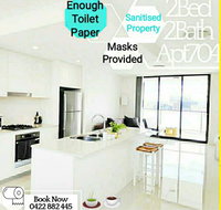 Stylish Liverpool 2Bed 2Bath Apartment -Skyline Views -Masks Provided - Accommodation VIC