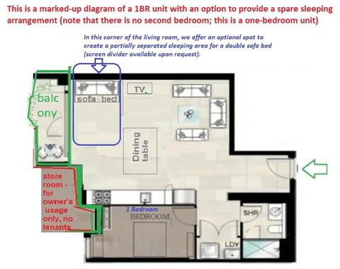 Amazing 1 Bedroom Apt With Large Living & Extra Sleeping Space -up To 5 Ppl Plus Gym Jacuzzi Spa Pool Sauna And Garden With BBQ - Accommodation VIC 4