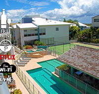 1BR Coolum Beach  Roof Terrace Spa Tennis Pool - Accommodation VIC