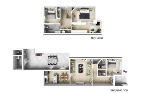 NEWLY RENOVATED LARGE 3.5 BDRM HOUSE! BEST OF MELB - Accommodation VIC 1