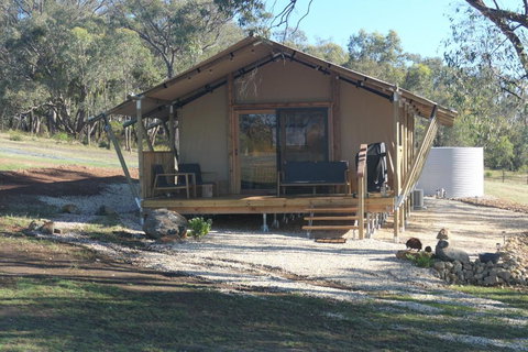 The YellowBoxWood Heathcote - Echidna Ridge And Emu Valley Tents X 2 - Accommodation VIC 3