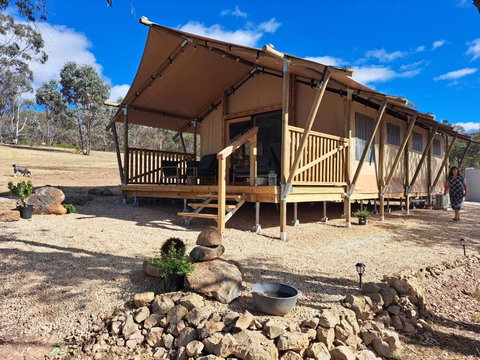 The YellowBoxWood Heathcote - Echidna Ridge And Emu Valley Tents X 2 - Accommodation VIC 1