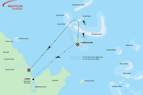 Fly To Green Island - Cruise Return - Accommodation VIC 0