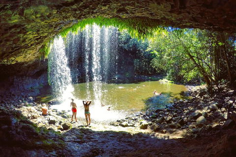 Byron Surrounds: Nimbin Waterfall Adventure - Swimming Tour - Accommodation VIC 1