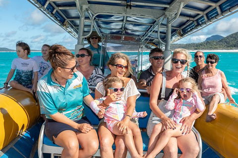 Ocean Rafting Tour To Whitehaven Beach, Hill Inlet Lookout & Top Snorkel Spots - Accommodation VIC 3