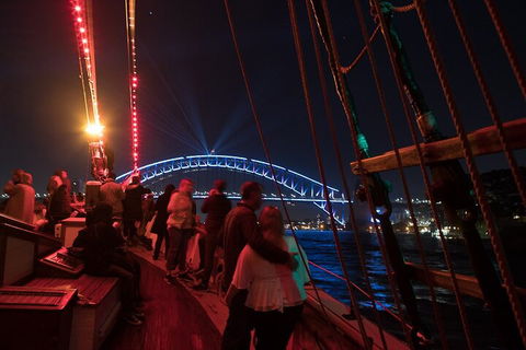 Vivid Tall Ships Dinner Cruise On Sydney Harbour - Accommodation VIC 1