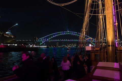 Vivid Tall Ships Dinner Cruise On Sydney Harbour - Accommodation VIC 3